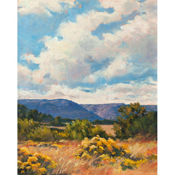 Looking Towards Ghost Ranch - Canvas Print